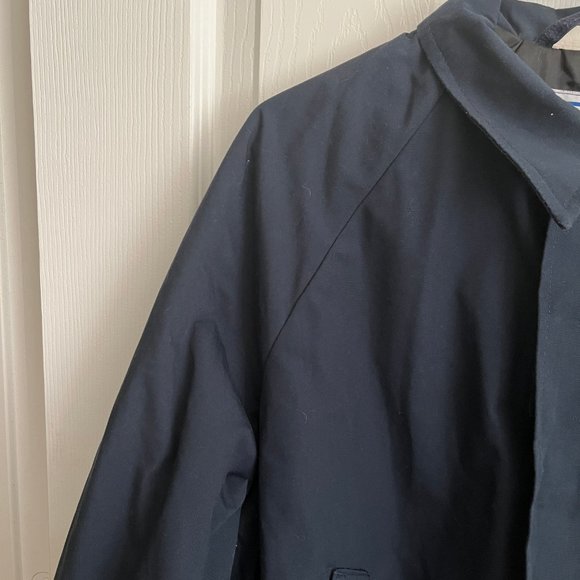 DSCP Vintage Navy Blue Guardian Collection Bomber Jacket Medium Long - Picture 2 of 16
